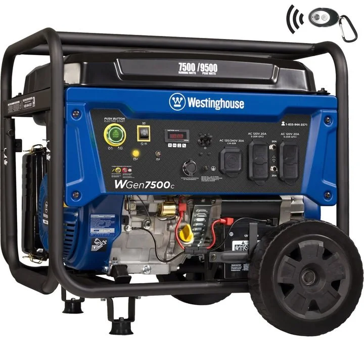 1-300-1.webp Westinghouse WGen7500c 9500 Peak Watt Portable Generators. - Image 1