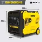 Champion Power Equipment 6500W Dual Fuel Ports Inverters Generator 201532 - Image 5