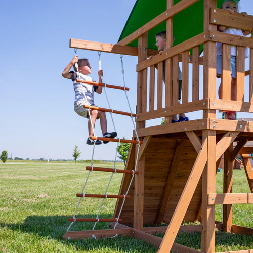 2101050_LIFESTYLE-1.webp Backyard Discovery Grayson Peak Swing Set - Image 1