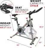 Sunny Health & Fitness Synergy Pro Magnetic Indoor Cycling Bikes. - Image 3