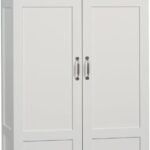 4+ 9 VIDEOS Sauder Select Storage Cabinet/ Pantry cabinets, White finish