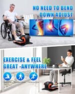 Putnen Under Desk Elliptical Machine, Electric Elliptical Leg Exerciser for Seniors with 12 Adjustable, Portable Quiet Elliptical Exercise Machine, Seated Pedal Exerciser with Remote Control - Image 4