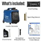 4,000-Watt Gas Powered Portable Inverter Generator with Recoil Start, LED Data Centers. - Image 3