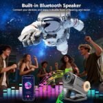 Rossetta 3D Projector, 60 Themes HD 3D Galaxy Projector with Bluetooth Speaker & Remote, 1H/2H Timer, Night Light for Bedroom, Home Decor, Party, Birthday & Christmas Gifts for Adults, Girls, Boys - Image 5