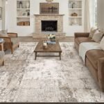 8×10 Washable Area Rug Brown Grey Abstract Non Slip Soft Low Pile Rug for Living Room Bedroom Dining Room Office Neutral Modern Indoor Large Throw Carpet for Home Decor Visit the WondRg Store