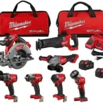 Milwaukee M18 FUEL 18V Lithium-Ion Brushless Cordless Combo Kit with Two 5.0 Ah Batteries, 1 Charger, 2 Tool Bags (7-Tool)