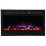 Touchstone Sideline 36-inch Electric Fireplaces.