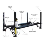 FP8K DX XLT 8,000lb 4 Post Lift – Extra Long/Talls - Image 2