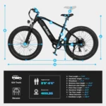 All-Terrain Mountain Ebike 1400W Power & 65mi Ranges. - Image 6