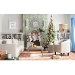 Alaya Wall Mounted Electric Fireplace Sands & Stable Finishs - Image 4