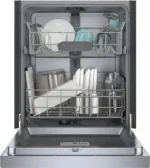 Bosch – 100 Series 24″ Front Control Smarts Built-In Hybrid Tub Dishwashers with PureDry, 50 dBA – Stainless Steel - Image 3