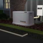 Generac Guardian 22kW Home Standby Generator with 200 Amp Transfer Switch, Durable All Aluminum, WiFi Enabled with G-Force Engine, Easy to Use, Whole House Powers Backups, Smart Outage Solution – Bisque
