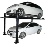 APlusLift HW-8S 8000LB 4-Posts Portable Storage Service Car Lift / 3 Year Warranty